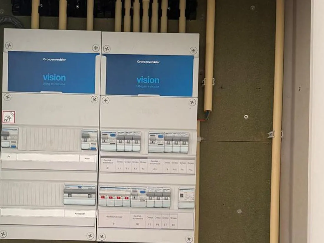 Groepen en aardlekschakelaars in een groepenkast